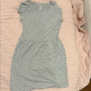 Carter's Gray Polka Dot Casual Dress